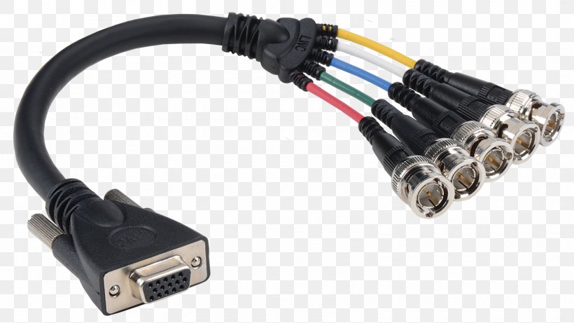 Serial Cable BNC Connector VGA Connector Electrical Connector Electrical Cable, PNG, 1600x900px, Serial Cable, Adapter, Bnc Connector, Cable, Cable Harness Download Free
