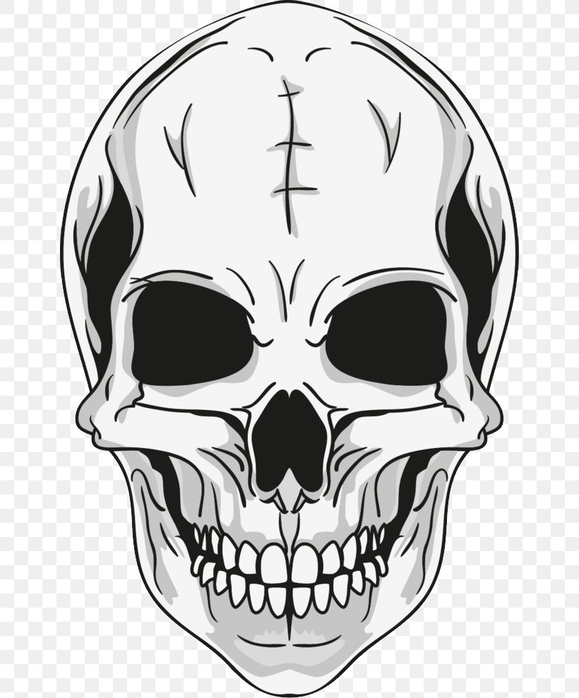 Calavera Sticker Decal Skull, PNG, 650x988px, Calavera, Black And White, Bone, Decal, Drawing Download Free