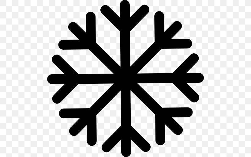 Snowflake, PNG, 512x512px, Snowflake, Black And White, Business, Hand, Leaf Download Free