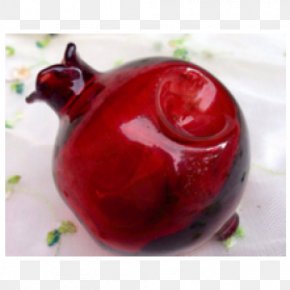 Pomegranate - Borosilicate Glass Pomegranate Smoking Pipe Fruit PNG