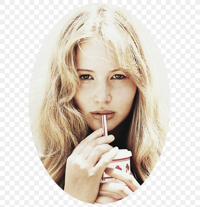 Jennifer Lawrence The Hunger Games Blond Actor Katniss Everdeen, PNG, 694x848px, Watercolor, Cartoon, Flower, Frame, Heart Download Free