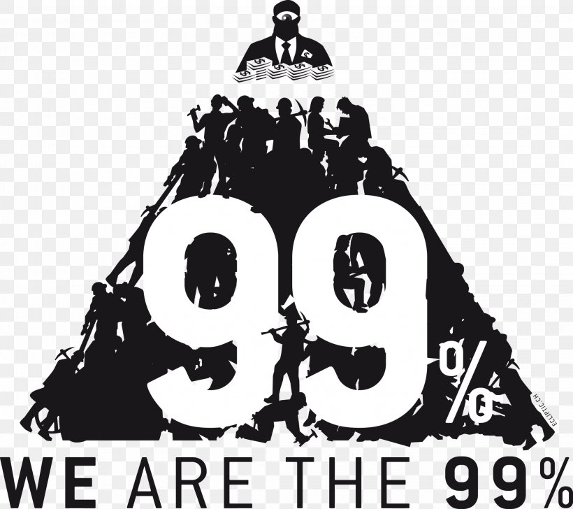 Occupy Movement Capital In The Twenty-First Century We Are The 99% Occupy Wall Street Social Inequality, PNG, 2059x1830px, Occupy Movement, Black And White, Brand, Capital In The Twentyfirst Century, Demonstration Download Free