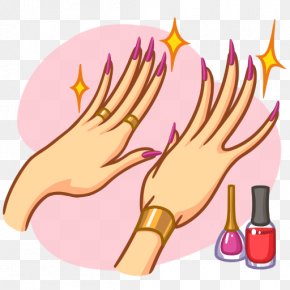 Manicurist - Sticker Telegram Manicure VK Messaging Apps PNG