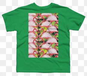 Flamingo Illustration - T-shirt Sleeve Amazon.com Clothing PNG