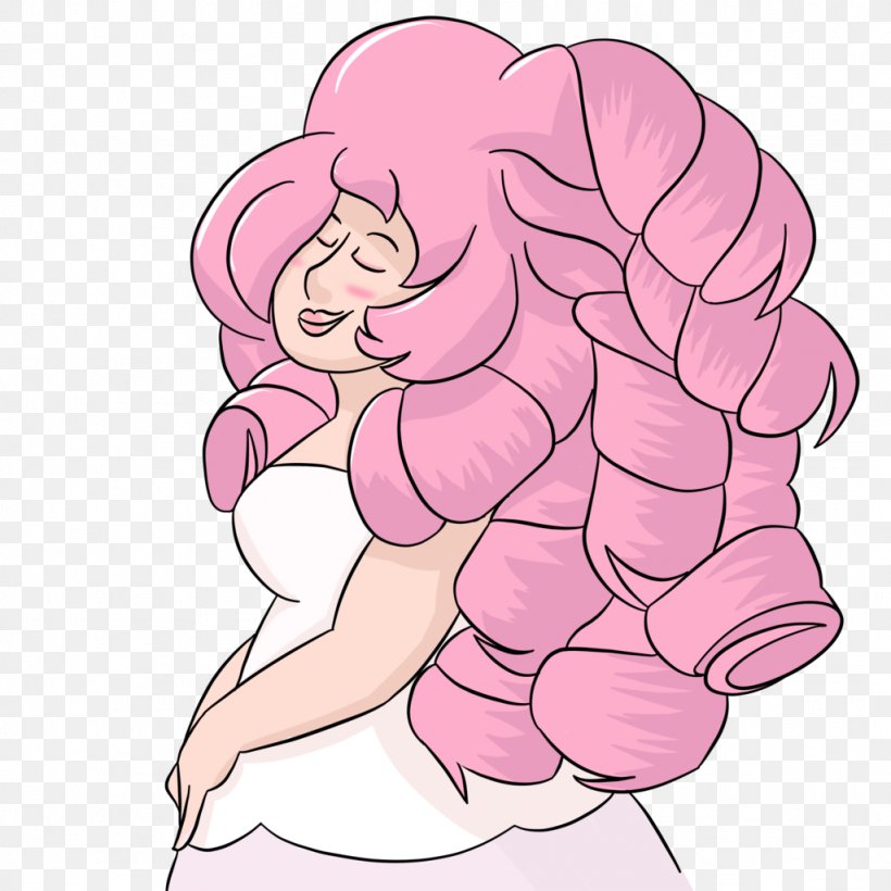 Rose Quartz Thumb Drawing, PNG, 1024x1024px, Watercolor, Cartoon, Flower, Frame, Heart Download Free