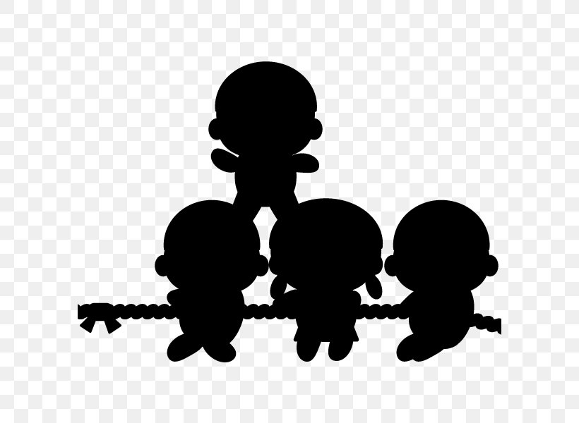 Tug Of War Silhouette Black And White Clip Art, PNG, 600x600px, Tug Of War, Behavior, Black And White, Coloring Book, Handwriting Download Free