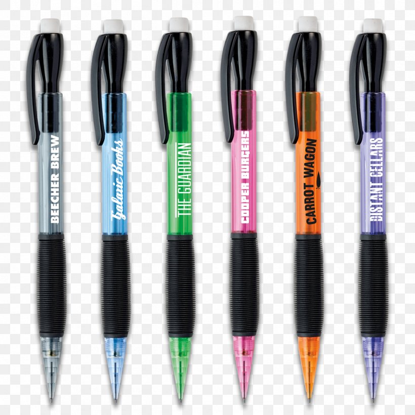 Ballpoint Pen Mechanical Pencil Pentel, PNG, 1350x1350px, Ballpoint Pen, Ball Pen, Colored Pencil, Eraser, Logo Download Free