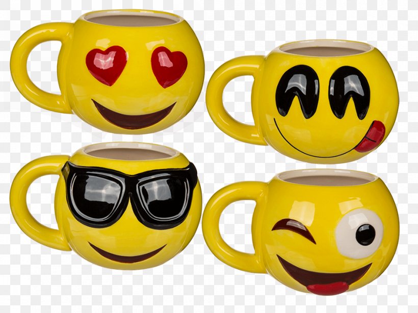 Emoji Mug Teacup Ceramic Gift, PNG, 945x709px, Mug, Ceramic, Ceramic Mug, Cup, Emoji Download Free