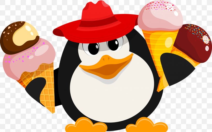 Penguin Ice Cream Cones Clip Art, PNG, 1920x1198px, Penguin, Animaatio ...