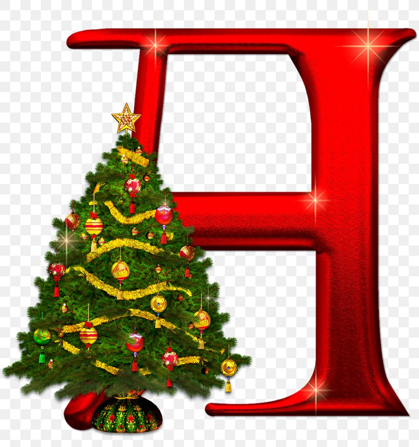 Christmas Tree Christmas Day Letter Alphabet Christmas Ornament, PNG, 819x874px, Christmas Tree, Alphabet, Catholicism, Christmas, Christmas Day Download Free