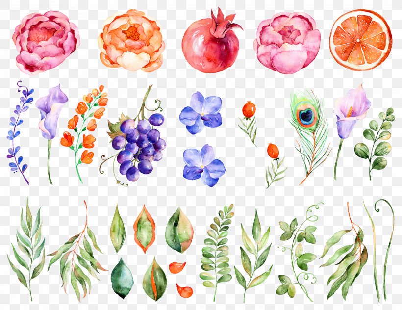 Flower Watercolor Painting, PNG, 3000x2313px, Watercolour Flowers, Cut Flowers, Drawing, Flora, Floral Design Download Free