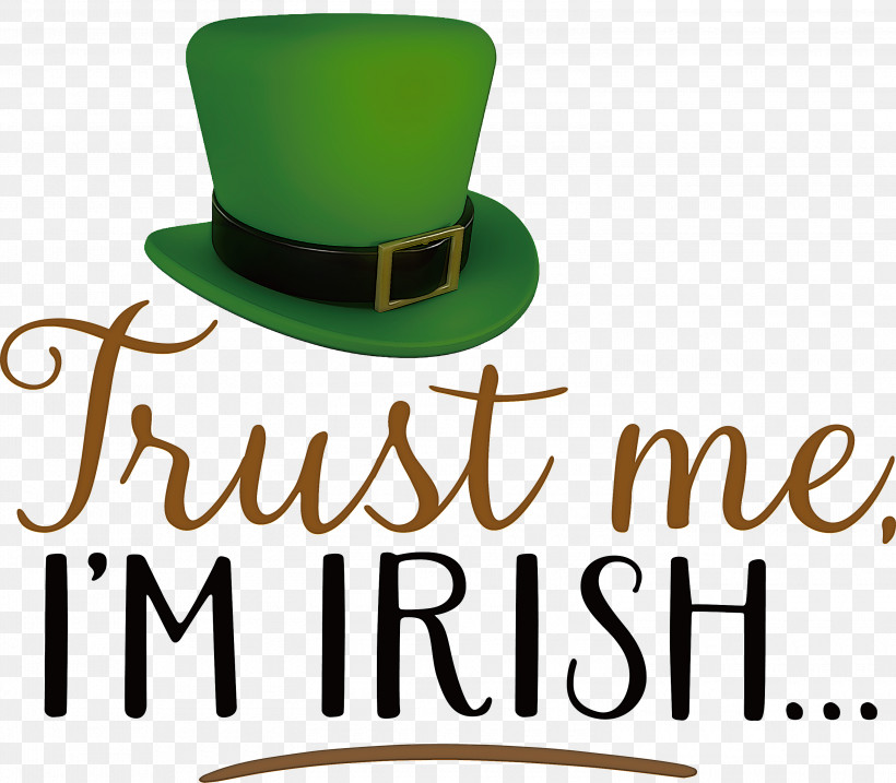 Irish St Patricks Day Saint Patrick, PNG, 3000x2626px, Irish, Furniture, Green, Hat, Logo Download Free