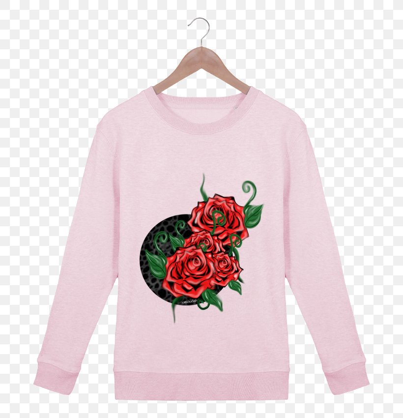 T-shirt Sleeve Hoodie Bluza Sweater, PNG, 690x850px, Watercolor, Cartoon, Flower, Frame, Heart Download Free