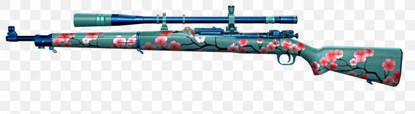 Alliance Of Valiant Arms Firearm Cherry Blossom M1903 Springfield Weapon, PNG, 2204x610px, Watercolor, Cartoon, Flower, Frame, Heart Download Free