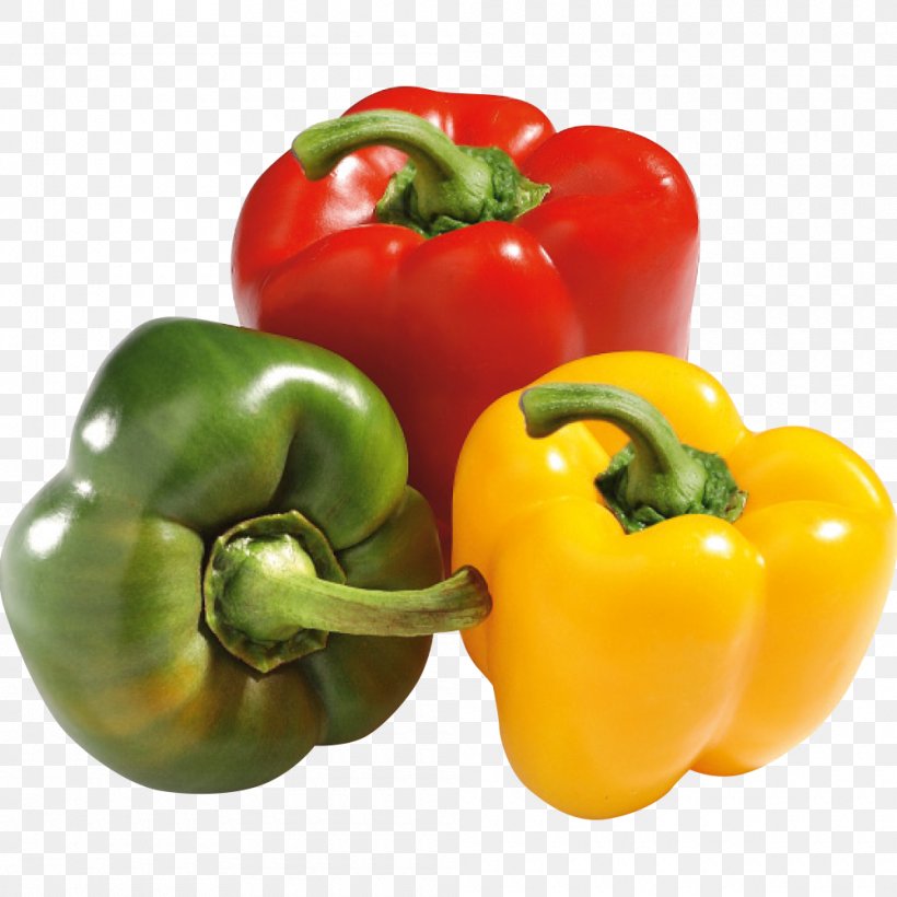 Bell Pepper Vegetable Food Chili Pepper Cayenne Pepper, PNG, 1000x1000px, Bell Pepper, Bell Peppers And Chili Peppers, Capsicum, Capsicum Annuum, Cayenne Pepper Download Free