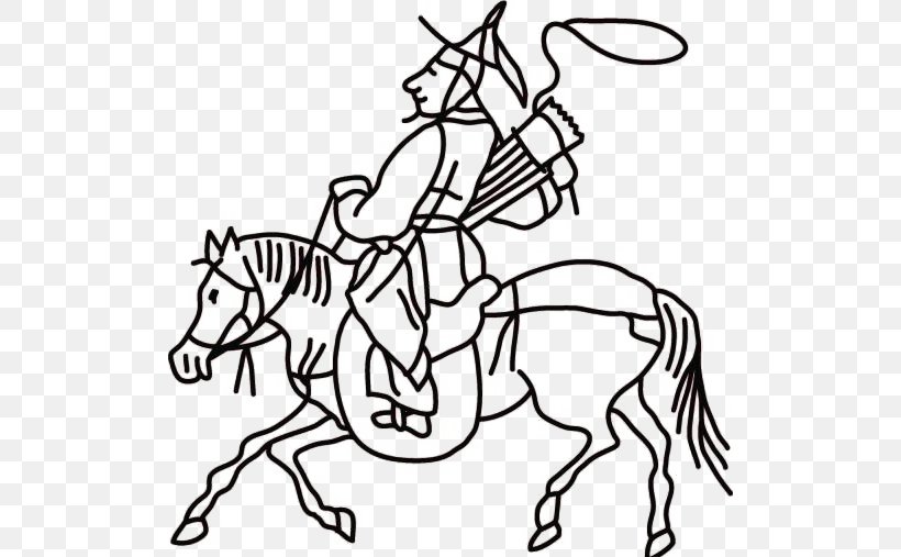 Cartoon Equestrianism Illustration, PNG, 514x507px, Cartoon, Ancient History, Animation, Art, Black And White Download Free