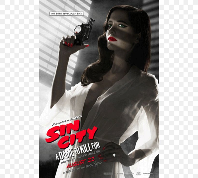 Hollywood Sin City Film Poster Film Poster, PNG, 580x738px, Hollywood, Advertising, Dame To Kill For, Eva Green, Film Download Free