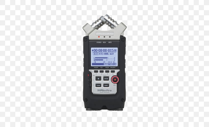 Microphone Digital Audio Zoom H4n Handy Recorder ZOOM H4n Pro Sound Recording And Reproduction, PNG, 500x500px, Watercolor, Cartoon, Flower, Frame, Heart Download Free