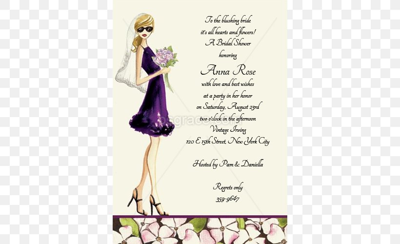 Wedding Invitation Bride Wedding Dress Bridal Shower, PNG, 500x500px, Wedding Invitation, Bridal Shower, Bride, Donation, Dress Download Free
