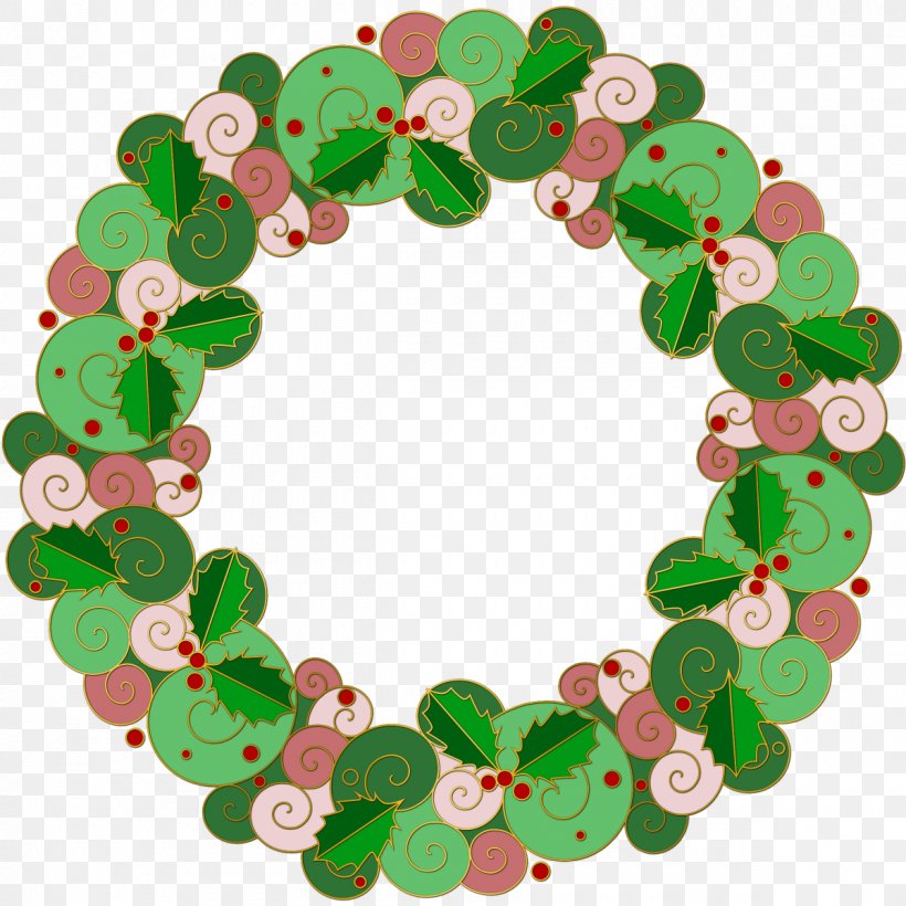 Wreath Christmas Card Christmas Ornament Clip Art, PNG, 1200x1200px, Wreath, Cartoon, Christmas, Christmas Card, Christmas Decoration Download Free