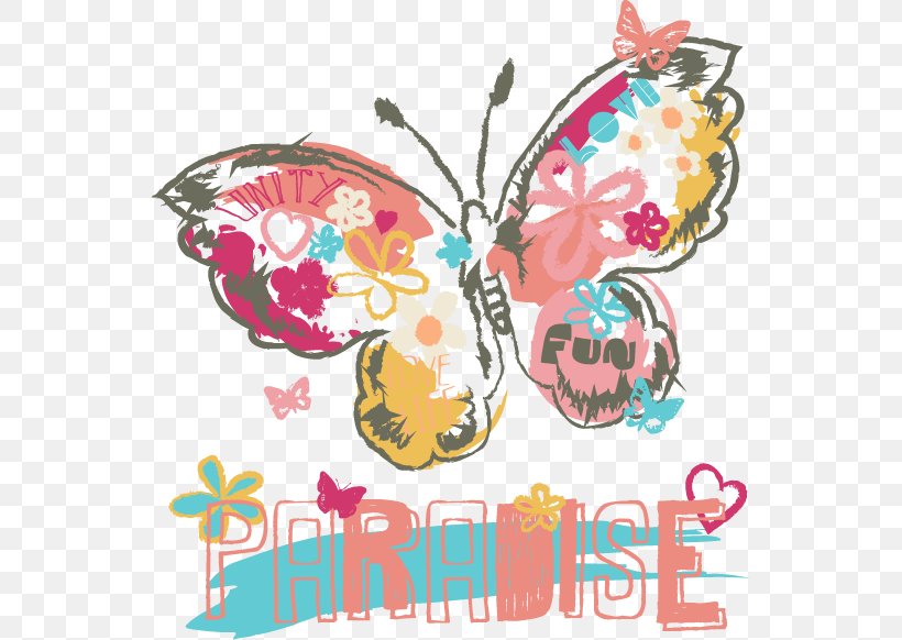 Butterfly Drawing Watercolor Painting, PNG, 543x582px, Butterfly, Artwork, Brush Footed Butterfly, Drawing, Flower Download Free