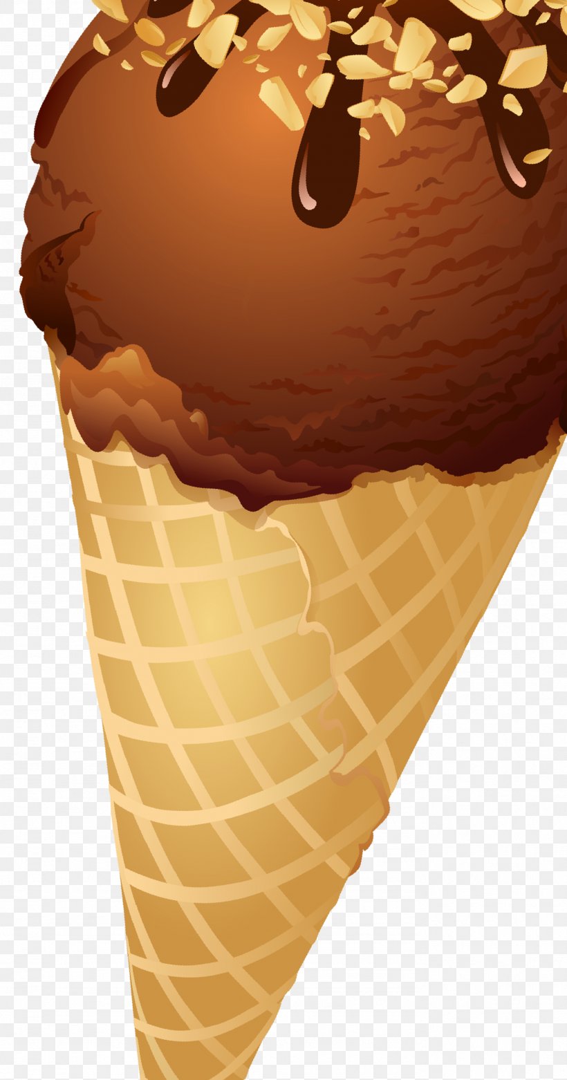 Chocolate Ice Cream Ice Cream Cones Frozen Dessert, PNG, 1384x2638px, Ice Cream, Brown, Chocolate Ice Cream, Cream, Dairy Download Free