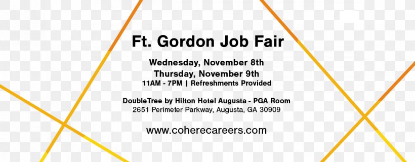 Job Fair News Fort Gordon Cohere Technology Group, LLC, PNG, 1172x458px, Job, Area, Augusta, Brand, Computer Software Download Free