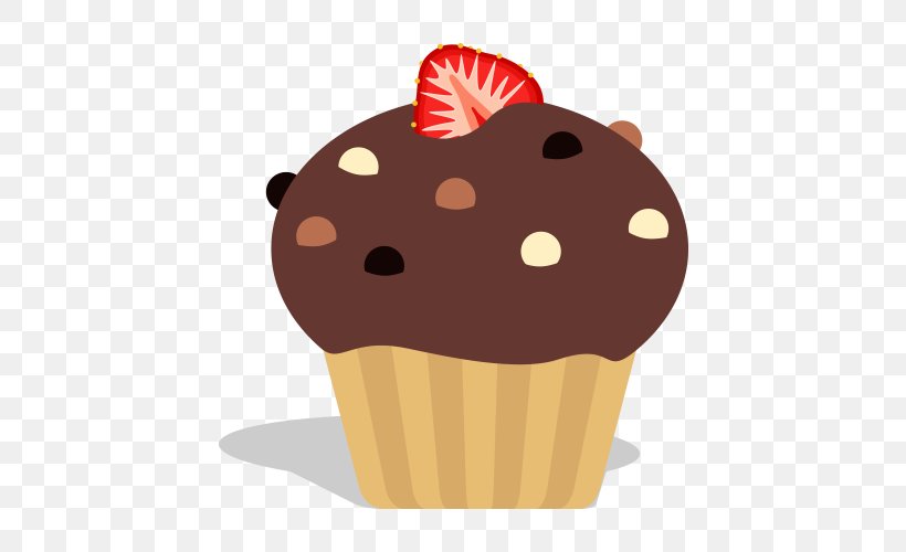 Muffin Cupcake Chocolate Cake Clip Art, PNG, 500x500px, Muffin, Baking Cup, Cake, Cartoon, Chocolate Cake Download Free