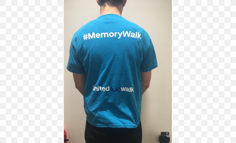 Printed T-shirt Alzheimer's Disease Alzheimer's Society, PNG, 500x500px, Tshirt, Active Shirt, Blue, Clothing, Collar Download Free