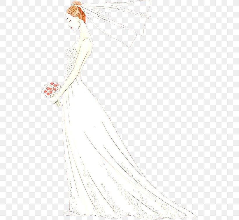 Wedding Dress, PNG, 535x755px, Cartoon, Beauty, Bride, Character, Costume Design Download Free