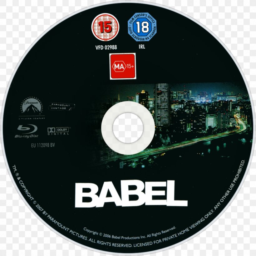 Compact Disc Blu-ray Disc Film Poster, PNG, 1000x1000px, Compact Disc, Babel, Bluray Disc, Brand, Data Storage Device Download Free