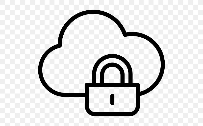 Cloud Computing Security Company Organization, PNG, 512x512px, Cloud Computing, Area, Black And White, Business, Cloud Computing Security Download Free