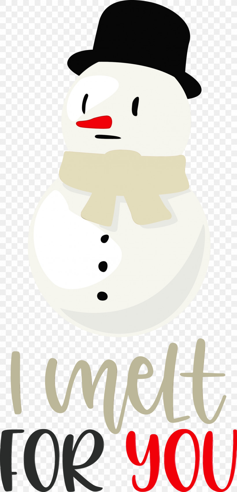 Snowman, PNG, 1446x2999px, I Melt For You, Cartoon, Character, Happiness, Logo Download Free