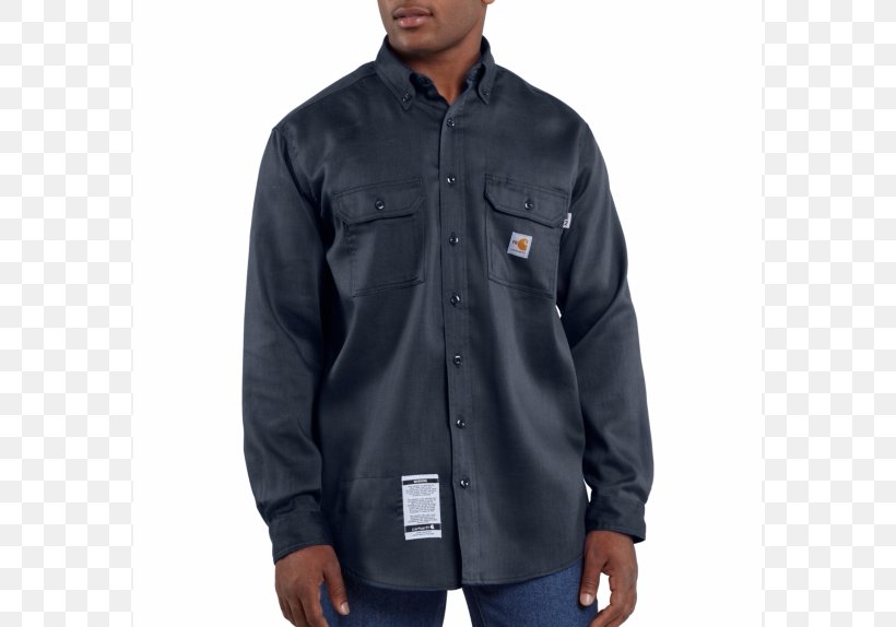 Carhartt Long-sleeved T-shirt Workwear, PNG, 667x574px, Carhartt, Button, Clothing, Coat, Denim Download Free