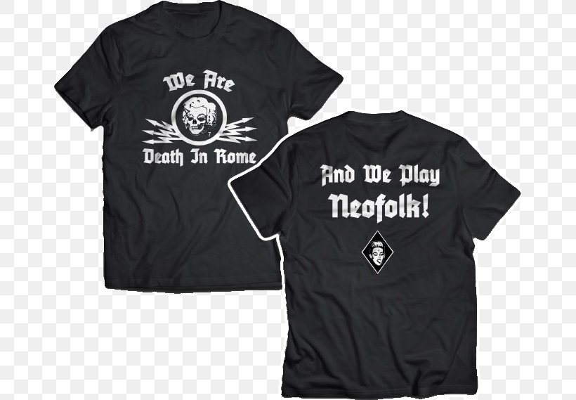 T-shirt Death In Rome Sleeve Top, PNG, 665x569px, Tshirt, Active Shirt, Black, Brand, Dolman Download Free