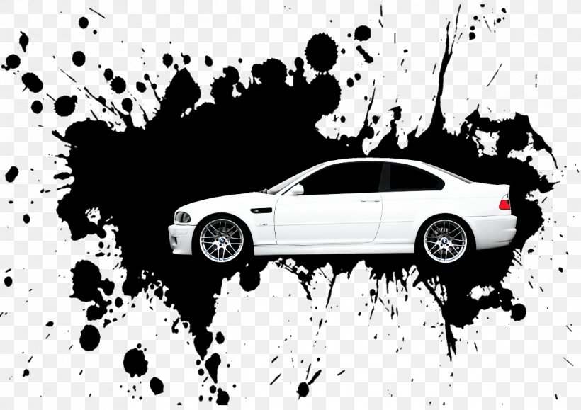 Watercolor Painting, PNG, 1192x843px, Watercolor Painting, Automotive Design, Black And White, Bmw, Brand Download Free