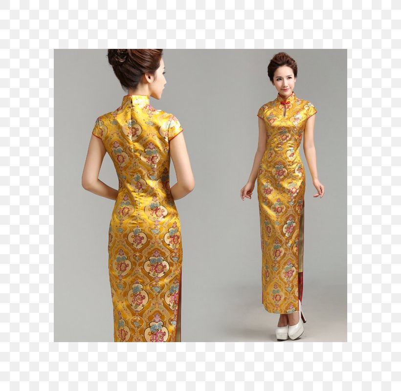 Cheongsam Wedding Dress Brocade Chinese Clothing, PNG, 600x800px, Cheongsam, Brocade, Chinese, Chinese Clothing, Chinese Marriage Download Free