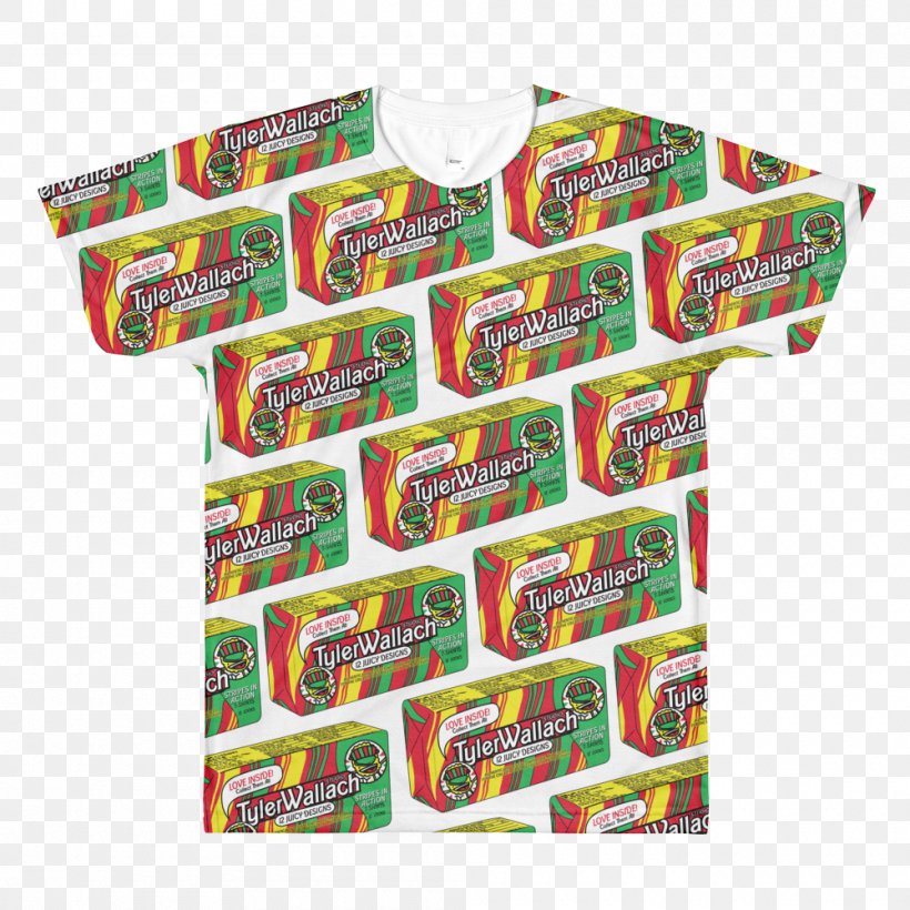 Chewing Gum Fruit Stripe Bubble Gum T-shirt, PNG, 1000x1000px, Chewing Gum, Bubble, Bubble Gum, Candy, Chewing Download Free