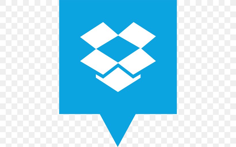 Dropbox Social Media File Sharing, PNG, 512x512px, Dropbox, Area, Blue, Brand, Diagram Download Free