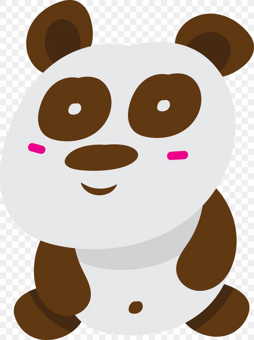 Giant Panda Bear, PNG, 2330x3121px, Watercolor, Cartoon, Flower, Frame, Heart Download Free