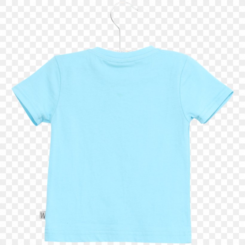 T-shirt Crew Neck Sleeve Jersey Shoulder, PNG, 1000x1000px, Tshirt, Active Shirt, Aqua, Azure, Blue Download Free