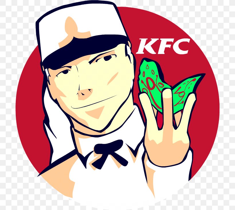 KFC Clip Art Fried Chicken Fast Food McDonald's, PNG, 712x735px, Kfc, Art, Cartoon, Cheek, Fast Food Download Free