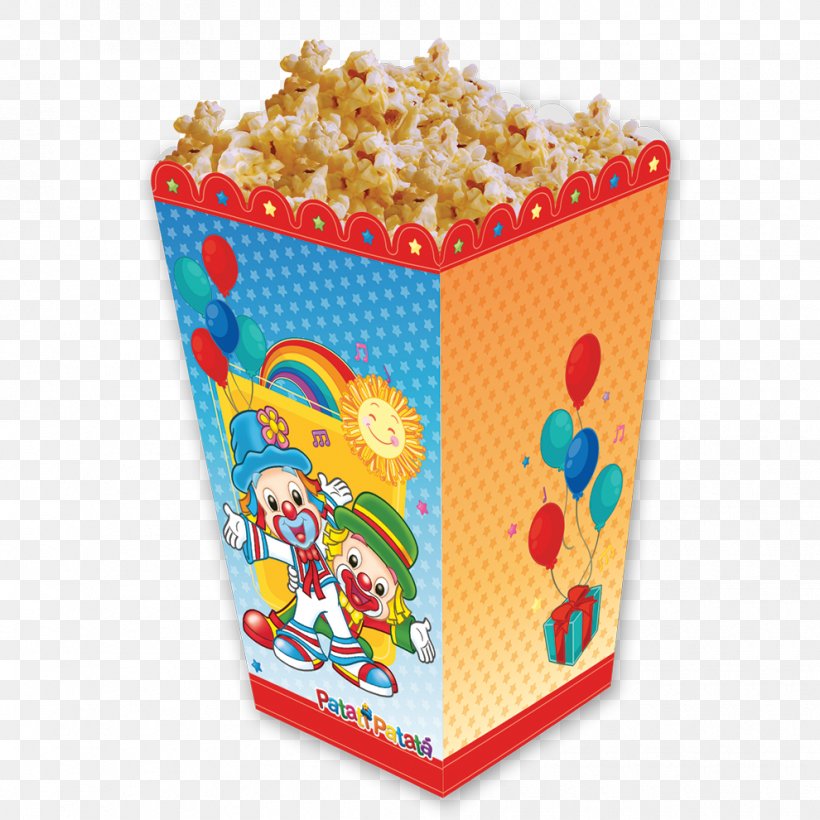 Popcorn Caixa Econômica Federal Patati Patatá Maize Lojas Americanas, PNG, 990x990px, Popcorn, Birthday, Clown, Galinha Pintadinha, Lojas Americanas Download Free