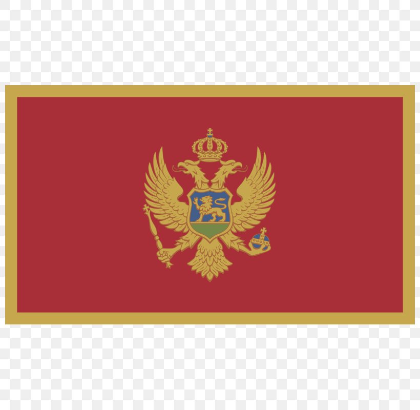 Flag Of Montenegro Bosnia And Herzegovina Illustration Vector Graphics, PNG, 800x800px, Montenegro, Armed Forces Of Montenegro, Bosnia And Herzegovina, Crest, Emblem Download Free