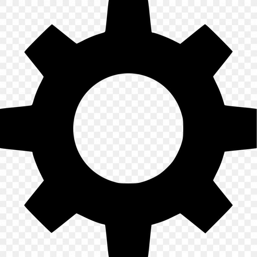 Gear Logo, PNG, 981x980px, Gear, Artwork, Black And White, Black Gear, Hardware Accessory Download Free