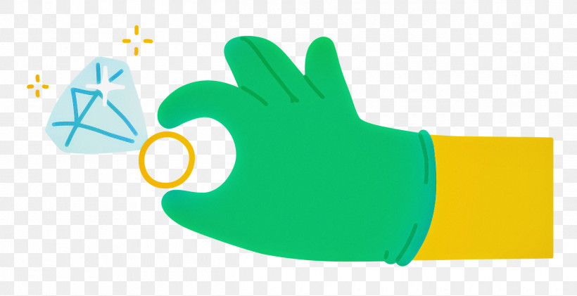 Hand Pinching Ring Hand Ring, PNG, 2500x1286px, Hand, Glove, Green, Hm, Line Download Free