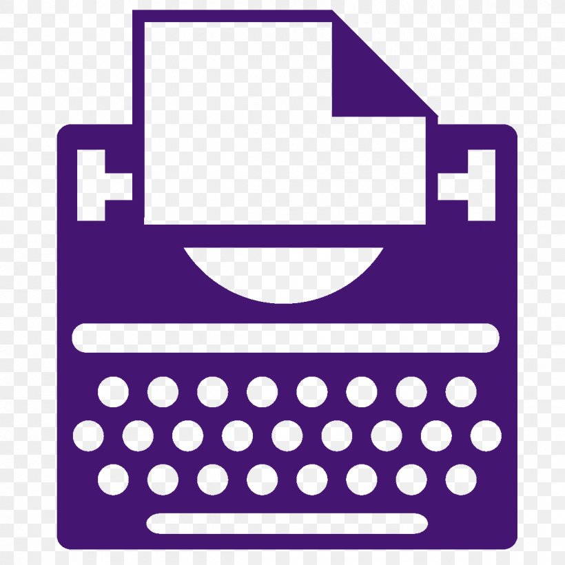 Typewriter Clip Art, PNG, 1200x1200px, Typewriter, Area, Purple, Royaltyfree, Stock Photography Download Free