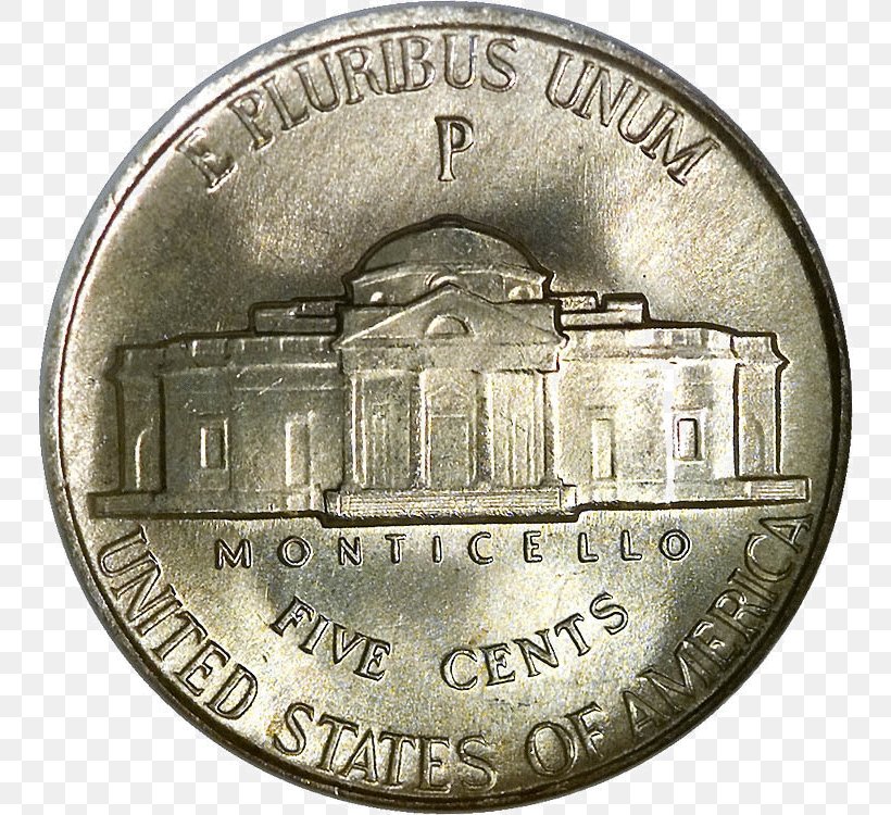 Coin Jefferson Nickel Penny Mint Mark, PNG, 750x750px, Coin, Cash, Cent, Currency, Dime Download Free