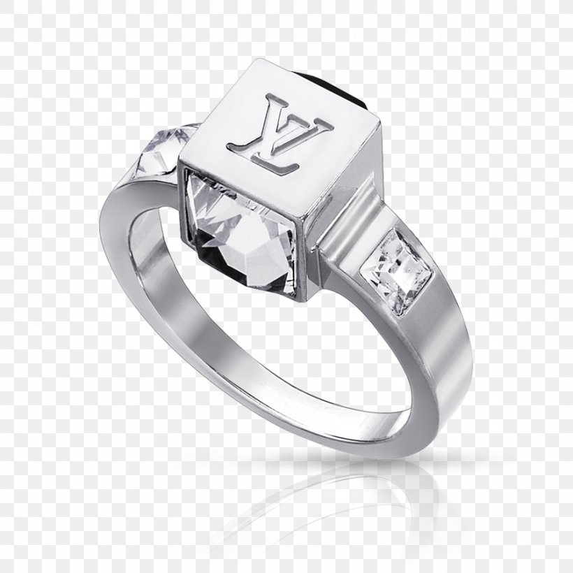 Engagement Ring Louis Vuitton Jewellery Silver, PNG, 900x900px, Ring, Bag, Body Jewelry, Bracelet, Clothing Accessories Download Free