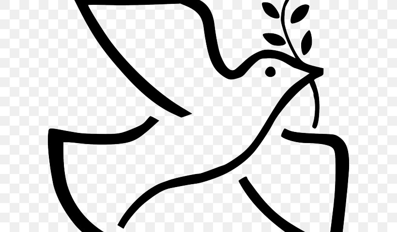 Peace Symbols Doves As Symbols Clip Art, PNG, 640x480px, Peace Symbols, Art, Artwork, Black, Black And White Download Free